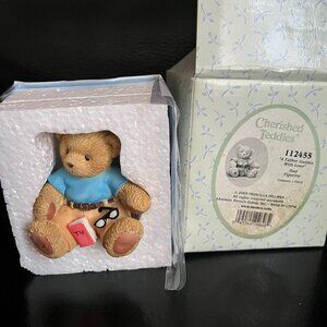 Cherished Teddies 112455 " A Father Guides With Love" 2003 Dad figurine